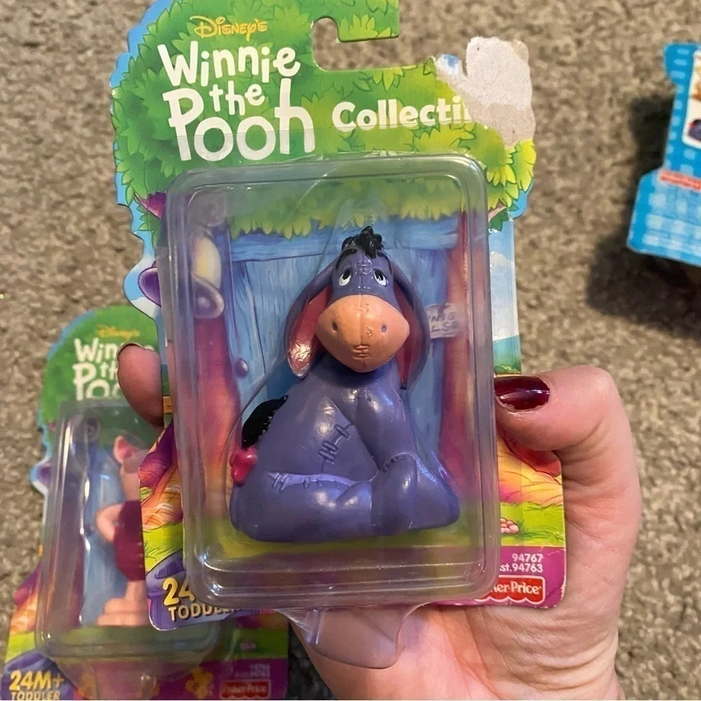 Fisher Price Winnie the Pooh Figure Set NEW Vintage Piglet Eeyore Tigger Toy